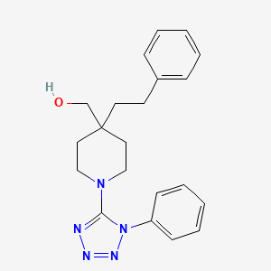 [4-(2-phenylethyl)-1-(1-phenyl-1H-tetrazol-5-yl)piperidin-4-yl]methanol