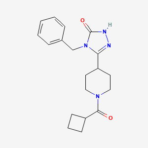 4-benzyl-5-[1-(cyclobutylcarbonyl)-4-piperidinyl]-2,4-dihydro-3H-1,2,4-triazol-3-one