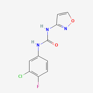 N-(3-chloro-4-fluorophenyl)-N'-3-isoxazolylurea