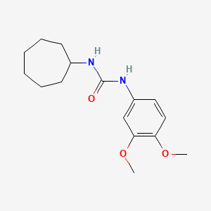 1-Cycloheptyl-3-(3,4-dimethoxyphenyl)urea