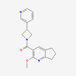 2-methoxy-3-{[3-(3-pyridinyl)-1-azetidinyl]carbonyl}-6,7-dihydro-5H-cyclopenta[b]pyridine