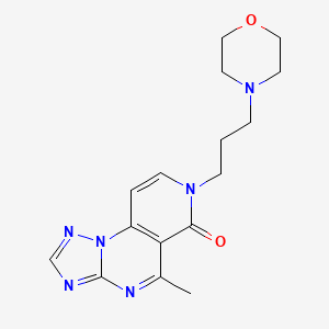 5-methyl-7-[3-(4-morpholinyl)propyl]pyrido[3,4-e][1,2,4]triazolo[1,5-a]pyrimidin-6(7H)-one