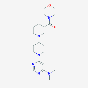 N,N-dimethyl-6-[3-(morpholin-4-ylcarbonyl)-1,4'-bipiperidin-1'-yl]pyrimidin-4-amine