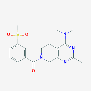 N,N,2-trimethyl-7-[3-(methylsulfonyl)benzoyl]-5,6,7,8-tetrahydropyrido[3,4-d]pyrimidin-4-amine