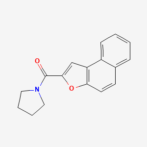 molecular formula C17H15NO2 B5258610 1-(naphtho[2,1-b]furan-2-ylcarbonyl)pyrrolidine 