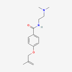 N-[2-(dimethylamino)ethyl]-4-[(2-methyl-2-propen-1-yl)oxy]benzamide