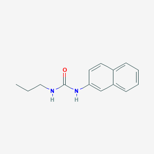 molecular formula C14H16N2O B5258735 N-2-naphthyl-N'-propylurea 