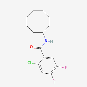 2-chloro-N-cyclooctyl-4,5-difluorobenzamide