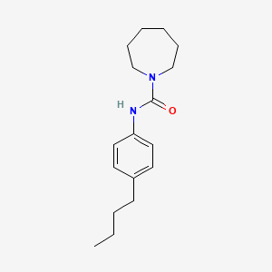 N-(4-butylphenyl)-1-azepanecarboxamide