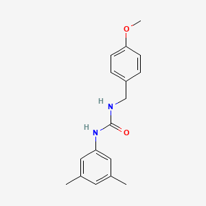 molecular formula C17H20N2O2 B5258913 N-(3,5-dimethylphenyl)-N'-(4-methoxybenzyl)urea 