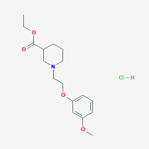 ethyl 1-[2-(3-methoxyphenoxy)ethyl]-3-piperidinecarboxylate hydrochloride