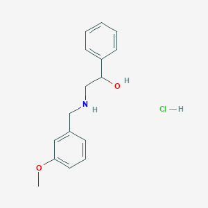 2-[(3-methoxybenzyl)amino]-1-phenylethanol hydrochloride