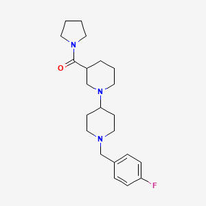 1'-(4-fluorobenzyl)-3-(pyrrolidin-1-ylcarbonyl)-1,4'-bipiperidine