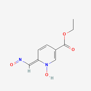 ethyl 6-[(hydroxyimino)methyl]nicotinate 1-oxide