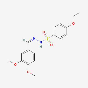 N'-(3,4-dimethoxybenzylidene)-4-ethoxybenzenesulfonohydrazide