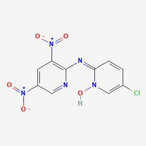 5-chloro-N-(3,5-dinitro-2-pyridinyl)-2-pyridinamine 1-oxide