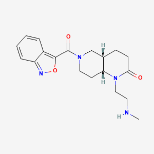 rel-(4aS,8aR)-6-(2,1-benzisoxazol-3-ylcarbonyl)-1-[2-(methylamino)ethyl]octahydro-1,6-naphthyridin-2(1H)-one hydrochloride