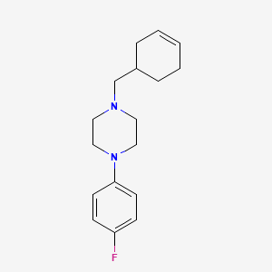 1-(3-cyclohexen-1-ylmethyl)-4-(4-fluorophenyl)piperazine