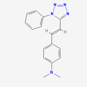 N,N-dimethyl-4-[2-(1-phenyl-1H-tetrazol-5-yl)vinyl]aniline