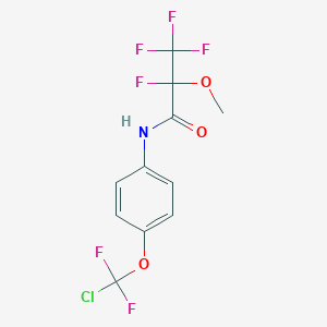 N-[4-(CHLORODIFLUOROMETHOXY)PHENYL]-2,3,3,3-TETRAFLUORO-2-METHOXYPROPANAMIDE