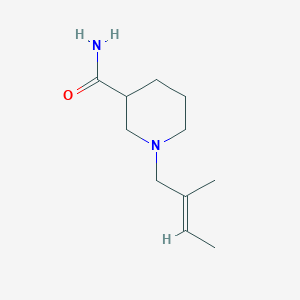 1-(2-methyl-2-buten-1-yl)-3-piperidinecarboxamide