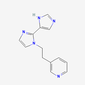 1-(2-pyridin-3-ylethyl)-1H,1'H-2,4'-biimidazole