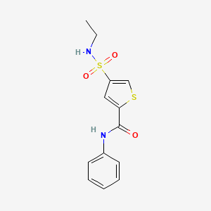 4-[(ethylamino)sulfonyl]-N-phenylthiophene-2-carboxamide