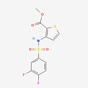 methyl 3-{[(3,4-difluorophenyl)sulfonyl]amino}-2-thiophenecarboxylate