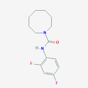 molecular formula C14H18F2N2O B5259722 N-(2,4-difluorophenyl)azocane-1-carboxamide 