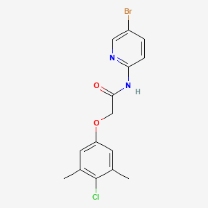 N-(5-bromo-2-pyridinyl)-2-(4-chloro-3,5-dimethylphenoxy)acetamide