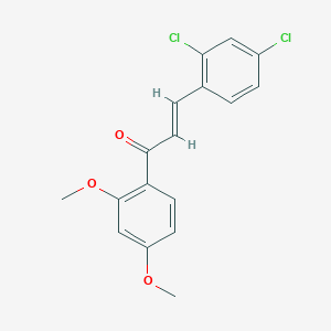 3-(2,4-dichlorophenyl)-1-(2,4-dimethoxyphenyl)-2-propen-1-one