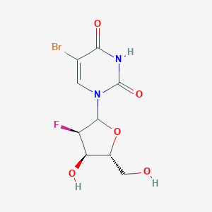 molecular formula C₉H₁₀BrFN₂O₅ B052598 5-溴-1-(2-氟-2-脱氧核糖呋喃核苷)尿嘧啶 CAS No. 55612-18-5