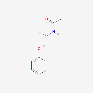 N-[1-methyl-2-(4-methylphenoxy)ethyl]propanamide