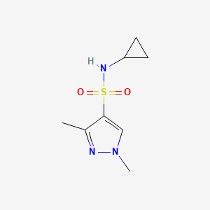 N-cyclopropyl-1,3-dimethyl-1H-pyrazole-4-sulfonamide