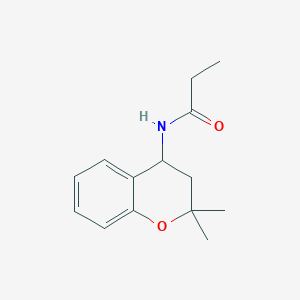 N-(2,2-dimethyl-3,4-dihydro-2H-chromen-4-yl)propanamide