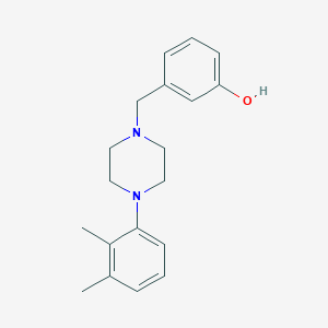 3-{[4-(2,3-dimethylphenyl)-1-piperazinyl]methyl}phenol