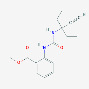 methyl 2-({[(1,1-diethyl-2-propyn-1-yl)amino]carbonyl}amino)benzoate