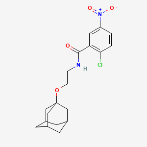 N-[2-(1-adamantyloxy)ethyl]-2-chloro-5-nitrobenzamide