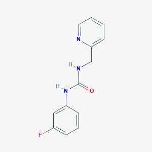 N-(3-fluorophenyl)-N'-(2-pyridinylmethyl)urea