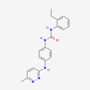 N-(2-ethylphenyl)-N'-{4-[(6-methyl-3-pyridazinyl)amino]phenyl}urea