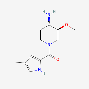 [(3S,4R)-4-amino-3-methoxypiperidin-1-yl]-(4-methyl-1H-pyrrol-2-yl)methanone