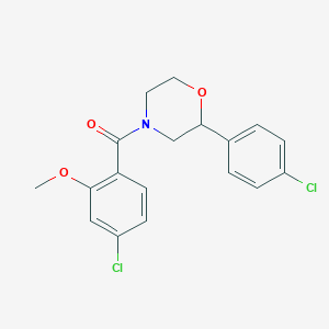 4-(4-chloro-2-methoxybenzoyl)-2-(4-chlorophenyl)morpholine