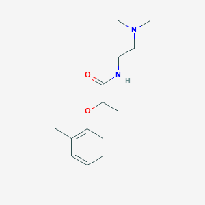 molecular formula C15H24N2O2 B5260354 N-[2-(dimethylamino)ethyl]-2-(2,4-dimethylphenoxy)propanamide 