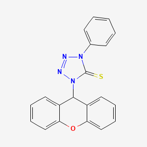 1-phenyl-4-(9H-xanthen-9-yl)-1,4-dihydro-5H-tetrazole-5-thione