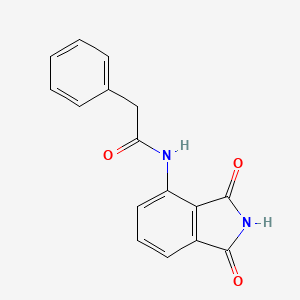 N-(1,3-dioxo-2,3-dihydro-1H-isoindol-4-yl)-2-phenylacetamide