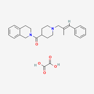 2-{[1-(2-methyl-3-phenyl-2-propen-1-yl)-4-piperidinyl]carbonyl}-1,2,3,4-tetrahydroisoquinoline oxalate