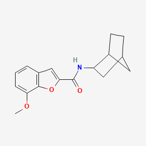 N-bicyclo[2.2.1]hept-2-yl-7-methoxy-1-benzofuran-2-carboxamide