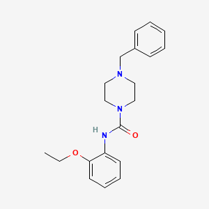 4-benzyl-N-(2-ethoxyphenyl)-1-piperazinecarboxamide