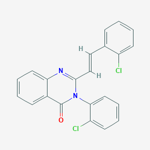 3-(2-chlorophenyl)-2-[2-(2-chlorophenyl)vinyl]-4(3H)-quinazolinone