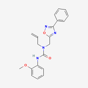 N-allyl-N'-(2-methoxyphenyl)-N-[(3-phenyl-1,2,4-oxadiazol-5-yl)methyl]urea